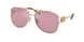 ZVN50D - Gold - Dark Pink Mirror Internal Silver