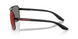 DG008F - Black - Dark Grey Mirror Blue/red