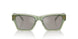 20026G - Green - Light Grey Silver Mirror