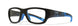 YFFLA04T Matte Black W Lightning / Electric Blue Temples