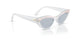 32201U - White - Light Blue Mirror Silver