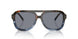 394155 - Blue Brown Block Tortoise - Blue Solid