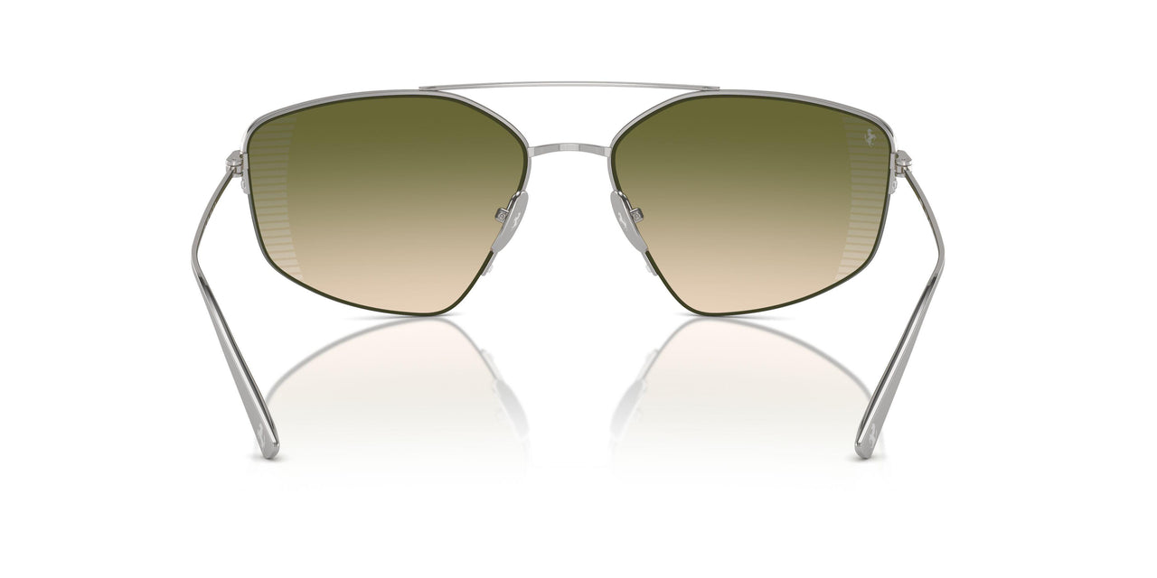 303/W0 - Silver - Gradient Green Mirror