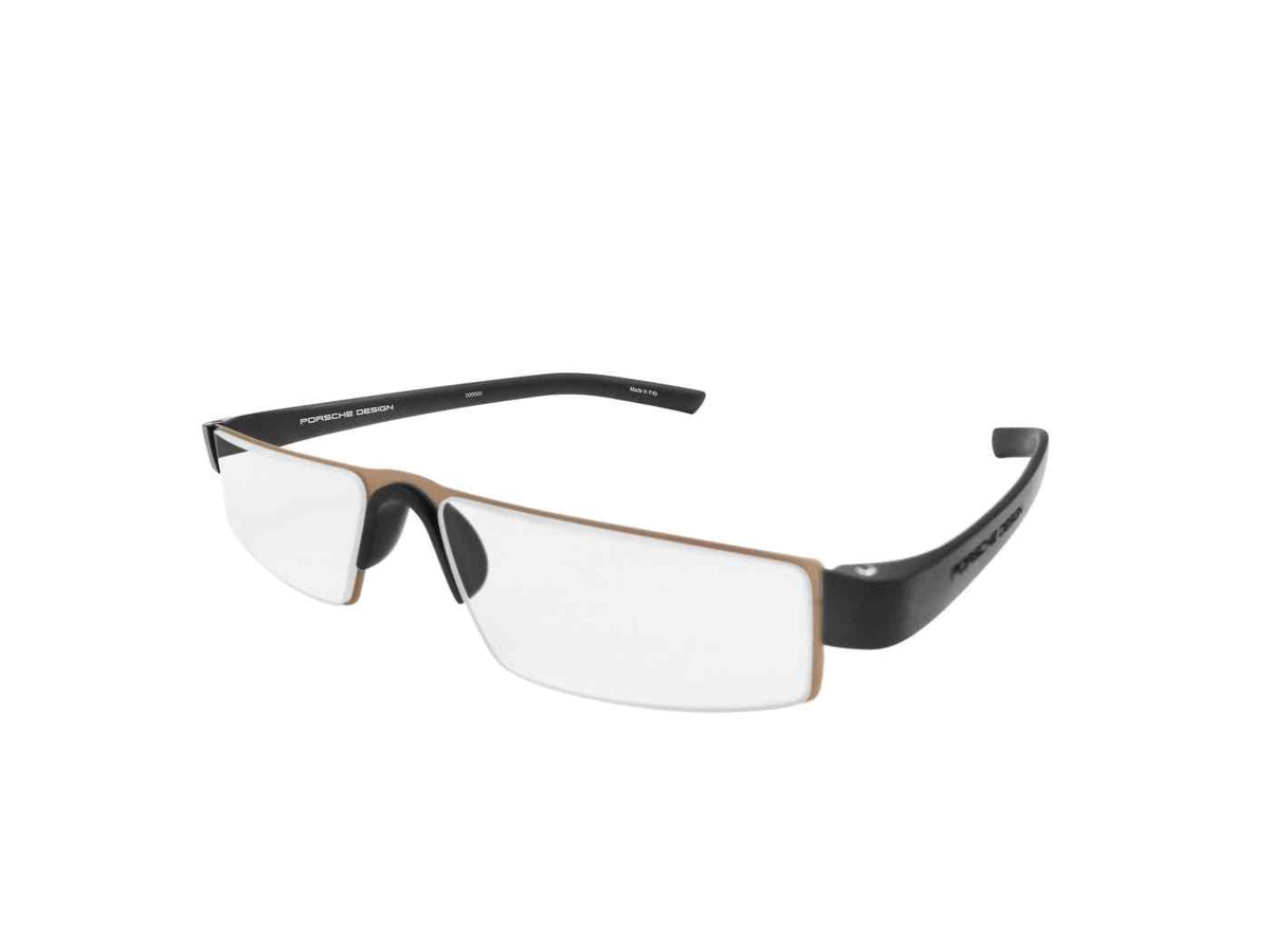 Lunettes De Soleil Porsche Design P8814 Homme - Cadre Gris Et Noir - Taille 54 Mm - Étui Inclus