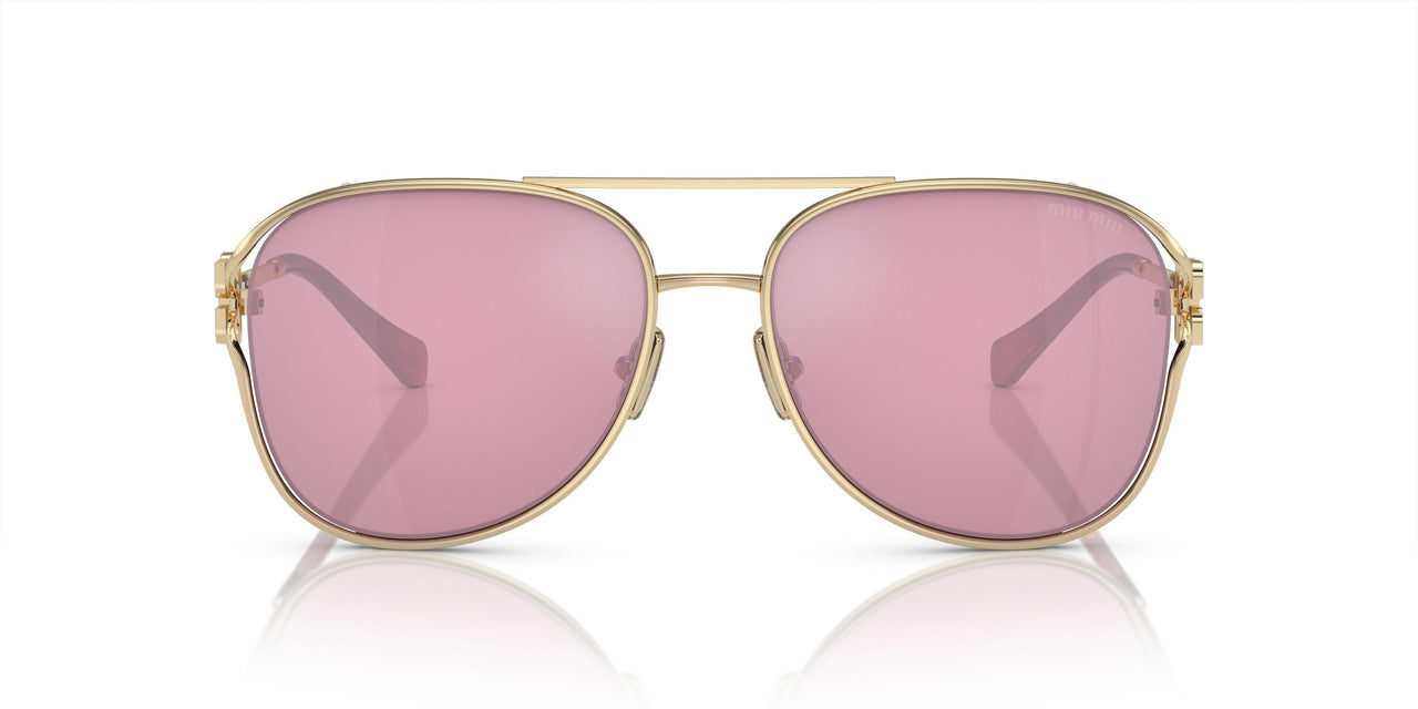 ZVN50D - Gold - Dark Pink Mirror Internal Silver