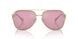 ZVN50D - Gold - Dark Pink Mirror Internal Silver