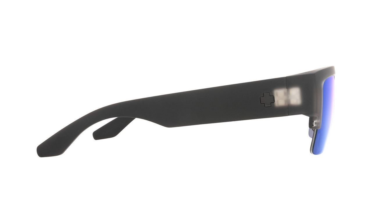 0000060 - Black Ice Matte - Happy Gray Green with Dark Blue Mirror