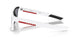 17S40A - White - Light Blue Mirror Silver