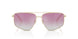 300658 - Gold - Clear Gradient Fuxia Mirror Silver