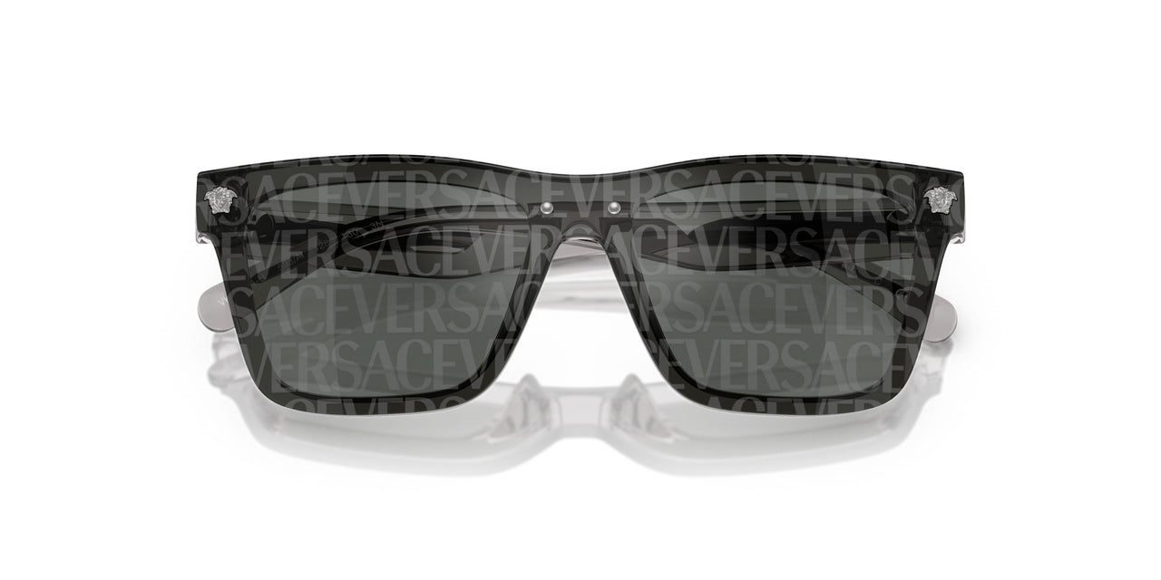 593/AI - Grey - Gradient Violet Mirror Silver