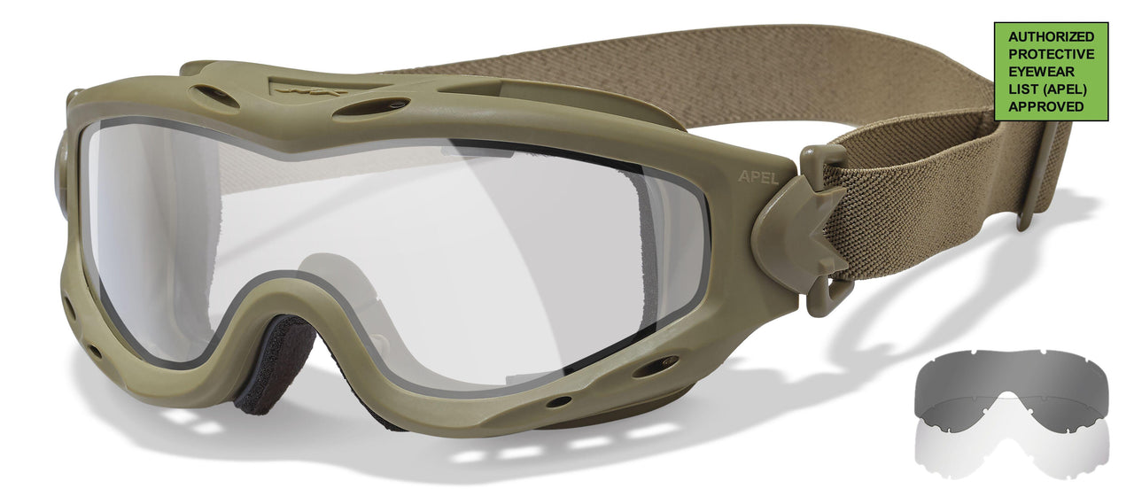 SP30DLT Goggle Dual Lens Grey/Clear/Tan