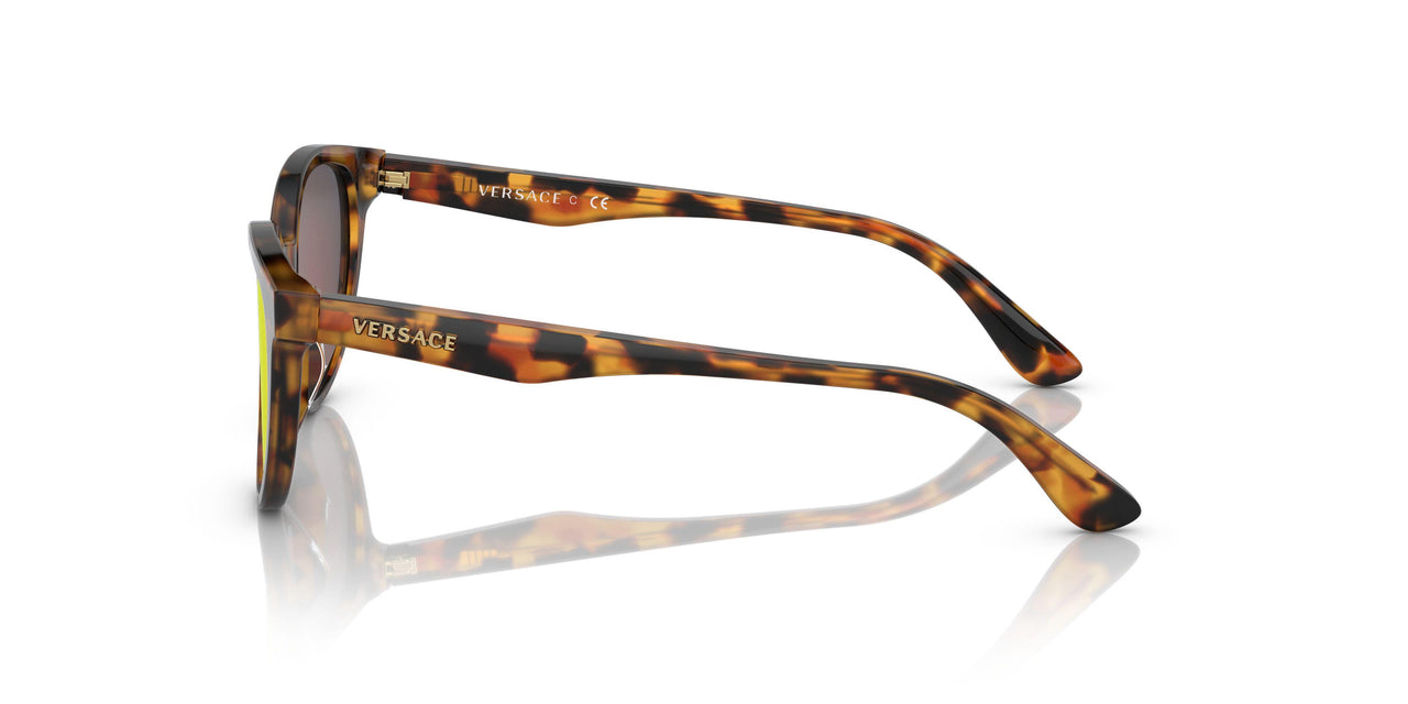 51196Q - Havana - Dark Violet Mirror Red