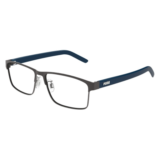 003 - Gunmetal/Blue - Transparent