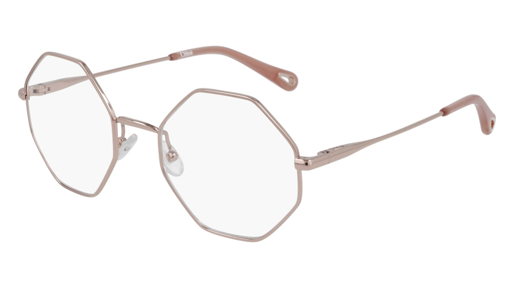 メガネ Chloe Chloe - CH0022O - 010 burgundy gold transpa Chloé / CH0022O / BURGUNDY-GOLD-TRANSPARENT - Shop Glasses