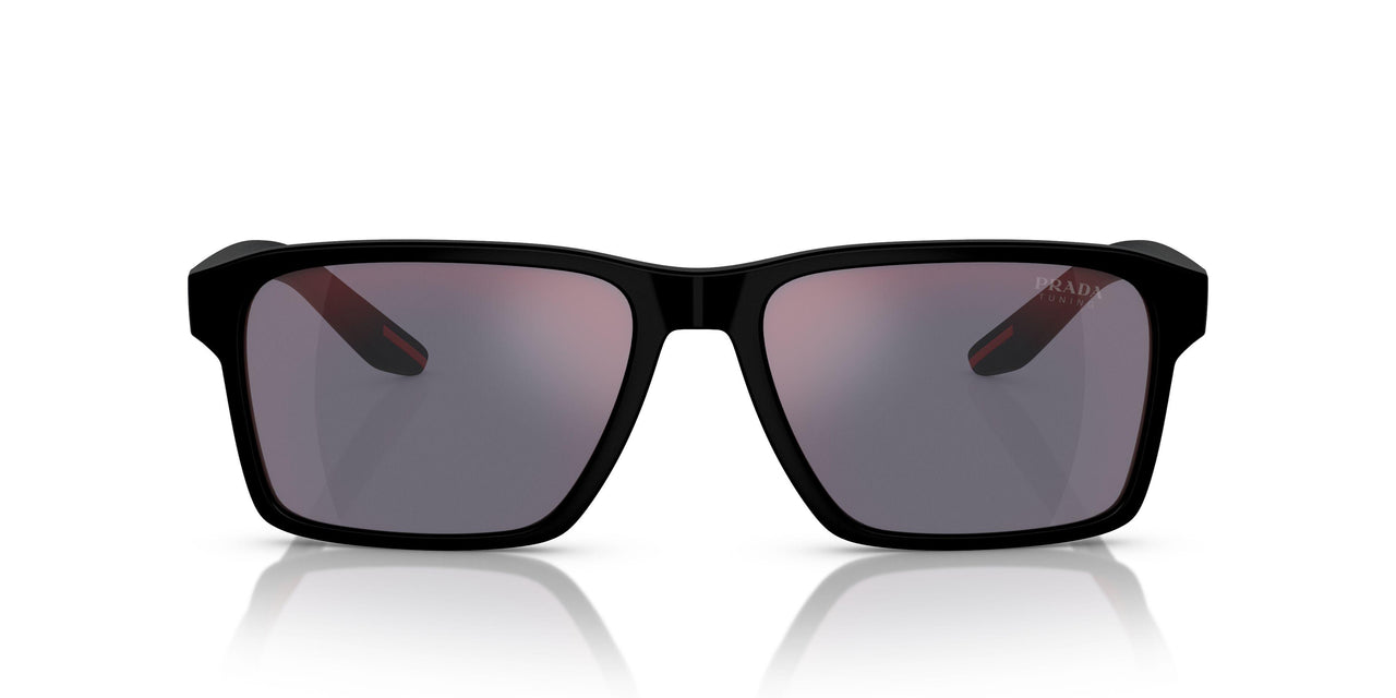 1BO10A - Black - Dark Grey Mirror Red Tuning
