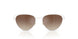 5535Q1 - White - Dark Brown Gradient Mirror