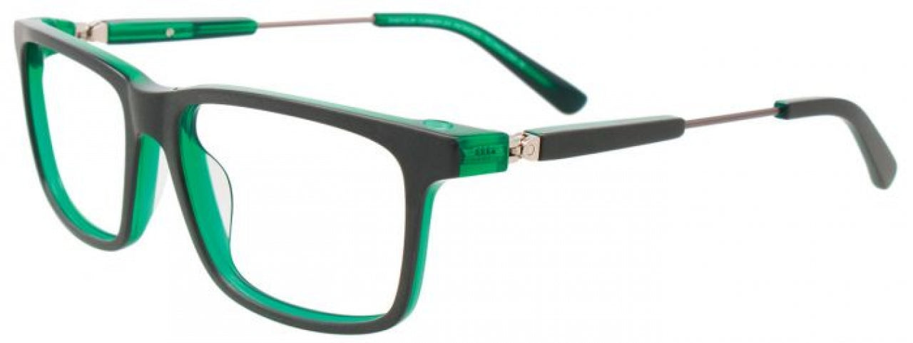 90 - Matt Black & Crystal Green