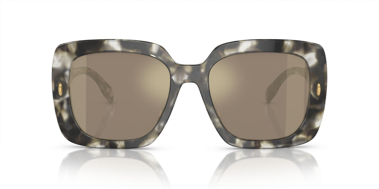 19405A - Black/white Tortoise - Light Brown Mirror Gold