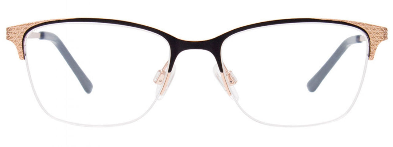 90 - Matt Black & Shiny Rose Gold