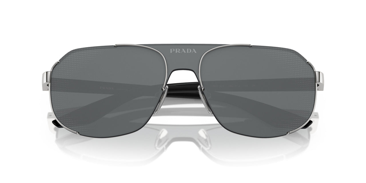 1BC07U - Silver - Grey Mirror Black