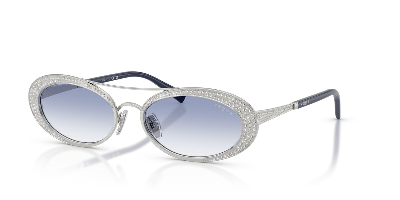 323/19 - Silver - Clear Gradient Blue