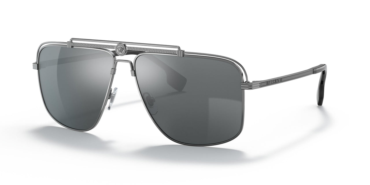 10016G - Gunmetal - Light Grey Mirror Black