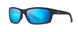 08C - Matte Translucent Blue Black With Stripe - Blue Hawaii