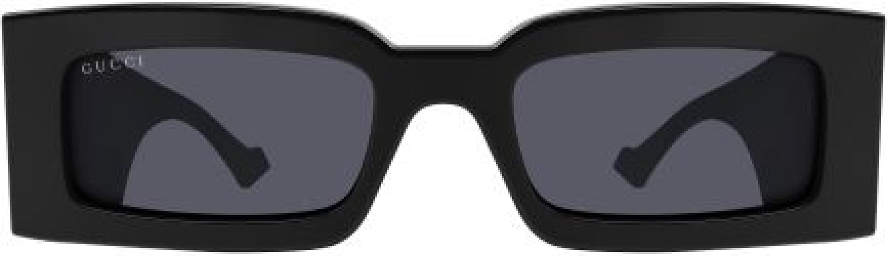 NEW Gucci GG1425S Crystal Black Marmont Sunglasses $1305 GUCCI GG1425S 001 Black Grey Women main image 2