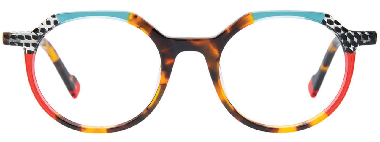 10 - Multicolor Multipattern Tortoise & Red