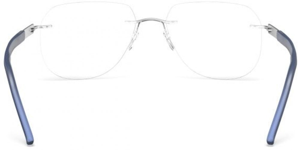 7000 - Rhodium / Navy Blue