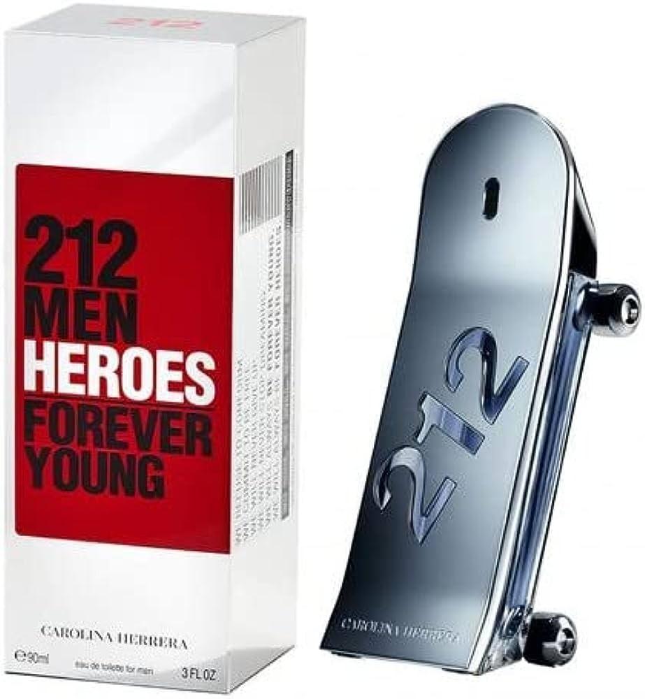 Carolina Herrera 212 Men Heroes Forever Young EDT Spray