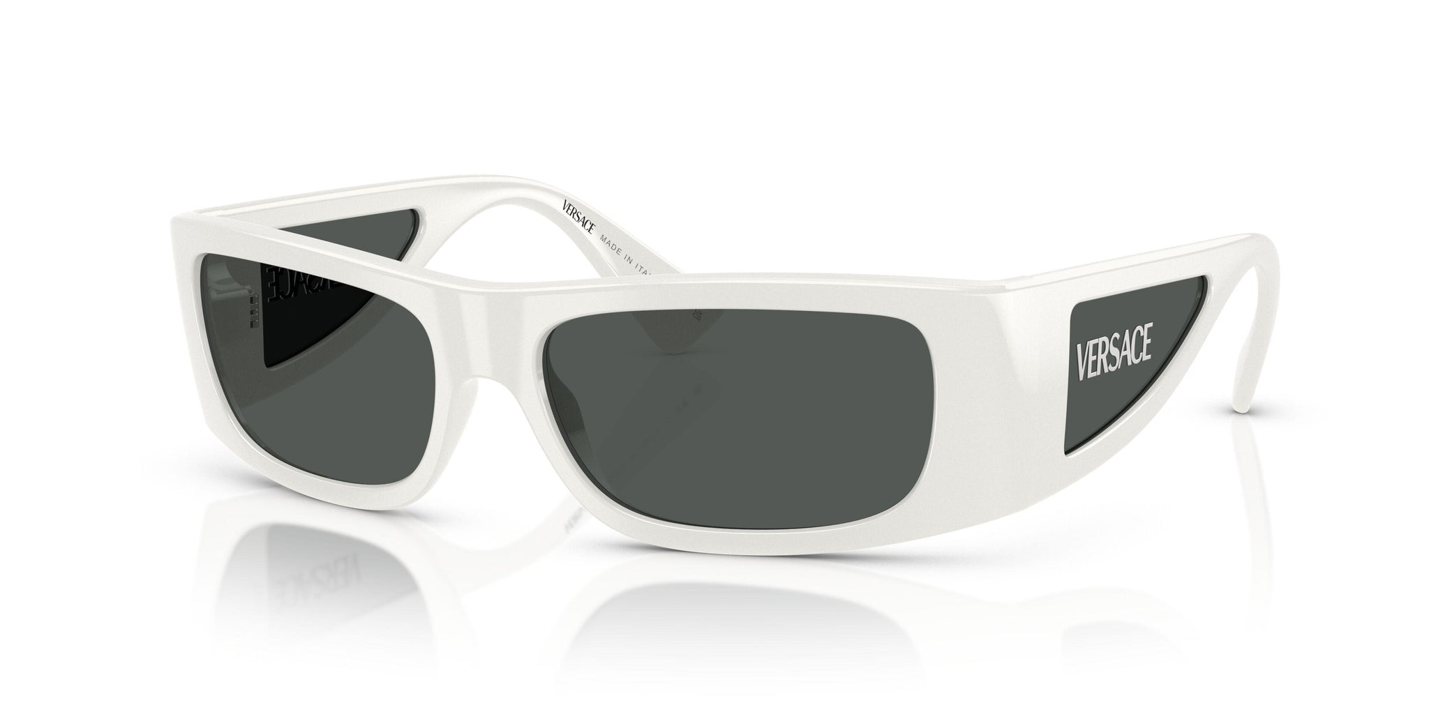 NEW VERSACE SQUARE SUNGLASSES VE4482 544987 VERSACE YELLOW MOD 4482 544987 NEW VERSACE VE4482 GB187 BLACK GREY MOD 4482 GB1/87 SHIELD  main image 2