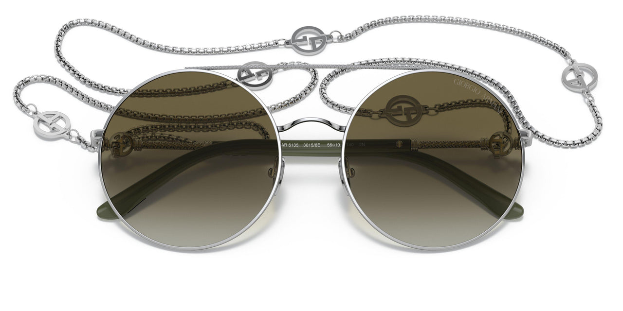 30158E - Silver - Gradient Green