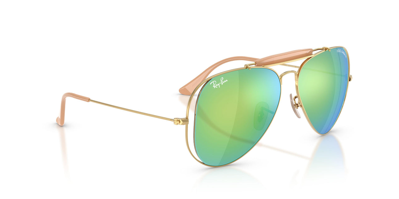 001/8N - Gold - Green Mirror Green
