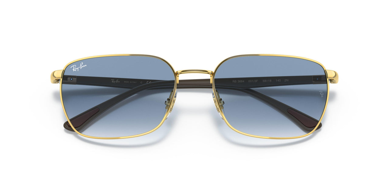 001/3F - Gold - Clear Gradient Blue