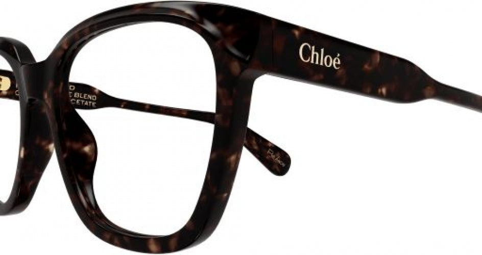 メガネ Chloe Chloe - CH0165O - 002 gold gold transparent Chloé® CH0165O Square Eyeglasses - EuroOptica