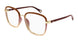 025 - Burgundy/Brown - Transparent