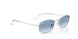 003/3F - Silver - Clear Gradient Blue