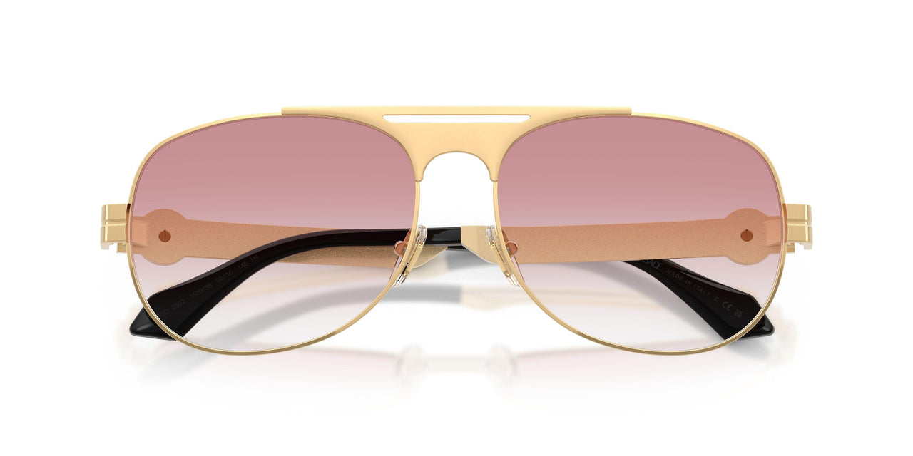 15233B - Gold - Clear Gradient Pink