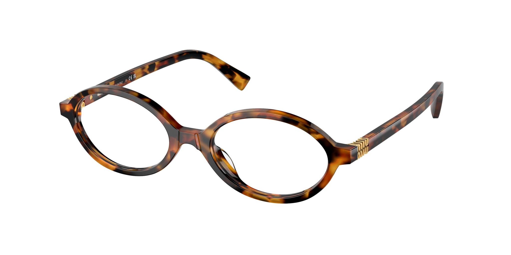 BE:FIRST - miu Miu Miu MU 02XV VAU1O1 54 Honey Tortoise Eyeglasses