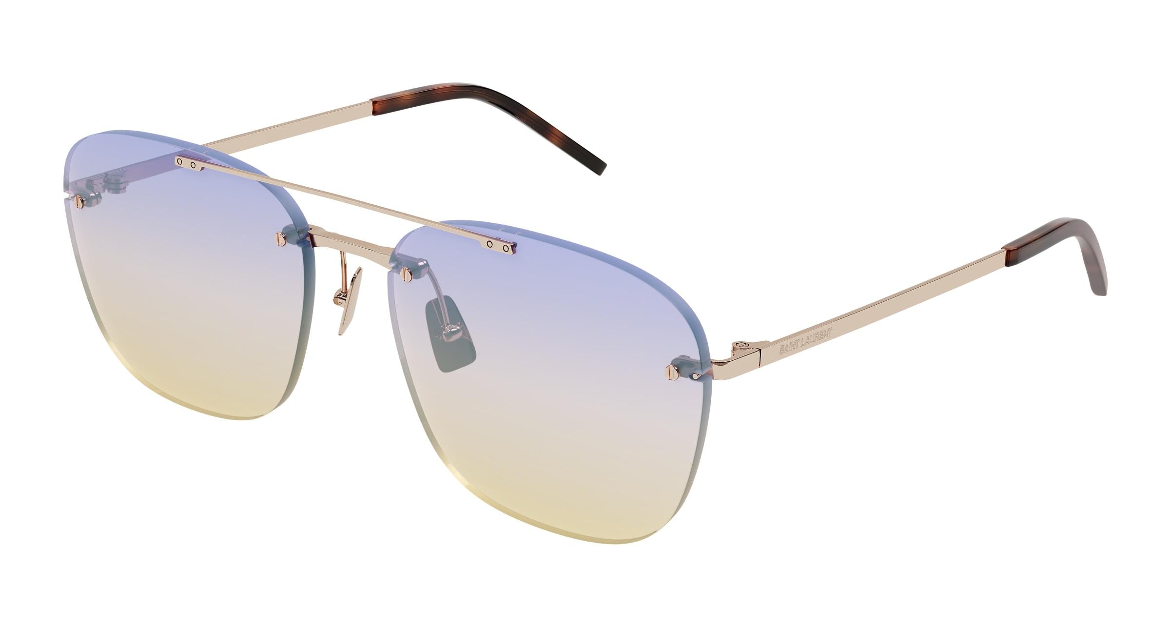 SAINT LAURENT Sunglasses SL 309 Rimless 002 Silver 2023