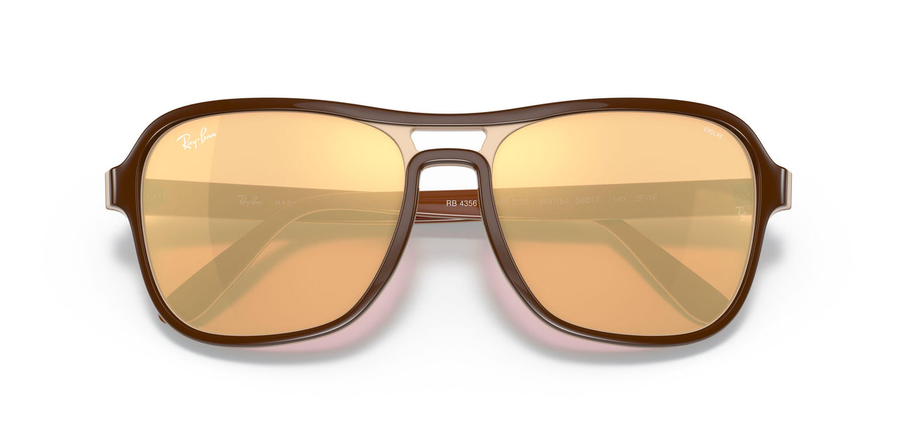 6547B4 - Brown - Photo Orange Mirror Gold
