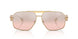 10027E - Gold - Light Pink Mirror Gradient Silver