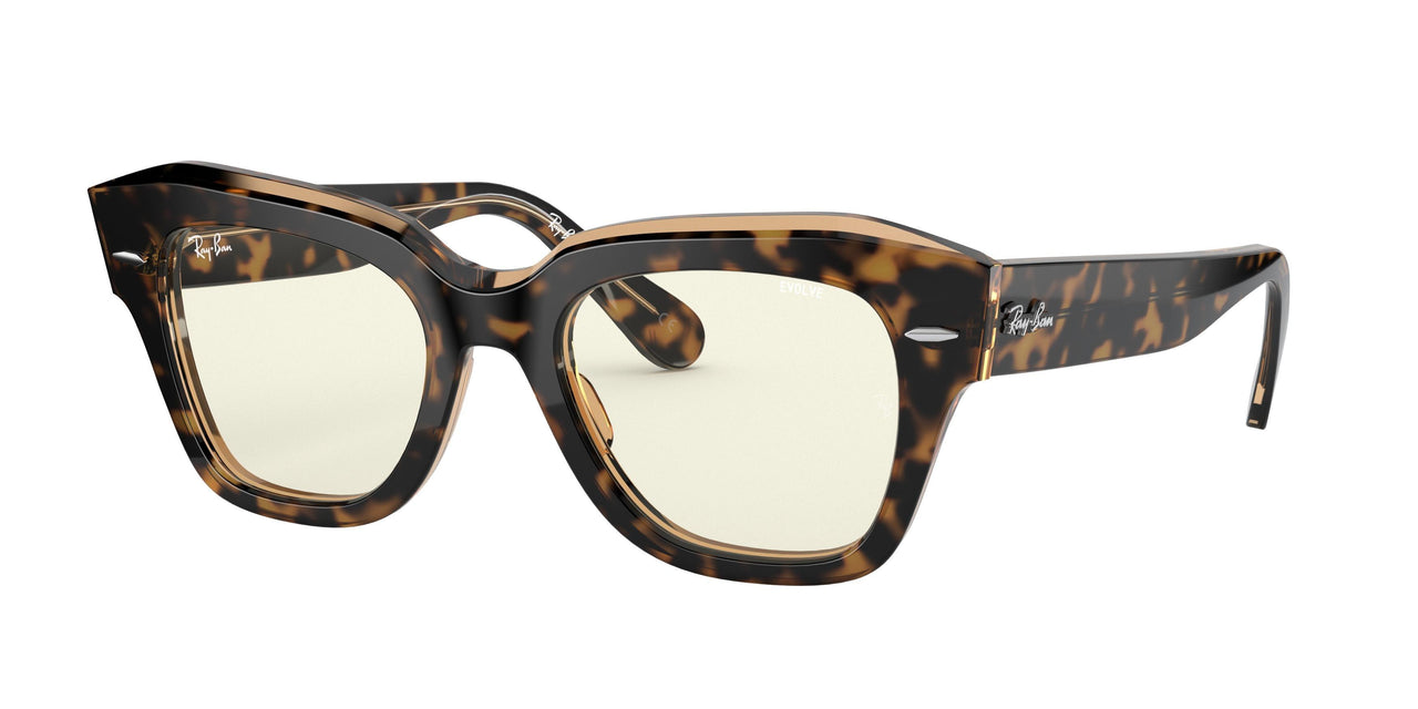 12973M - Beige On Trasparent - Blue Gradient Grey