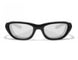 693 - Clear Lens/gloss Black Frame - Clear
