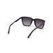 01B - 01B - Shiny Black W. Shiny Black Metal Temples / Gradient Smoke Lenses