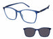 Elle EL13542C Eyeglasses-Clip on only