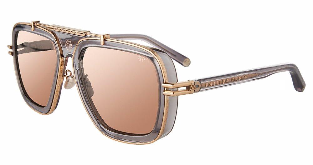 NEW PHILIPP PLEIN SUNGLASSES BLACK WOMEN EYEWEAR SPP109M 0700 Philipp Plein SPP109M-0700 57mm New Sunglasses - Walmart.com main image 3