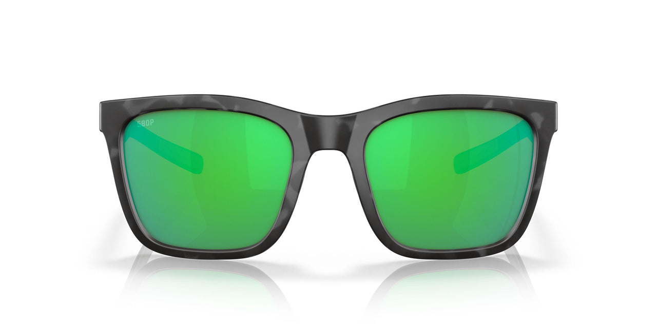 903711 - 256 Matte Gray Tortoise - Green Mirror 580p