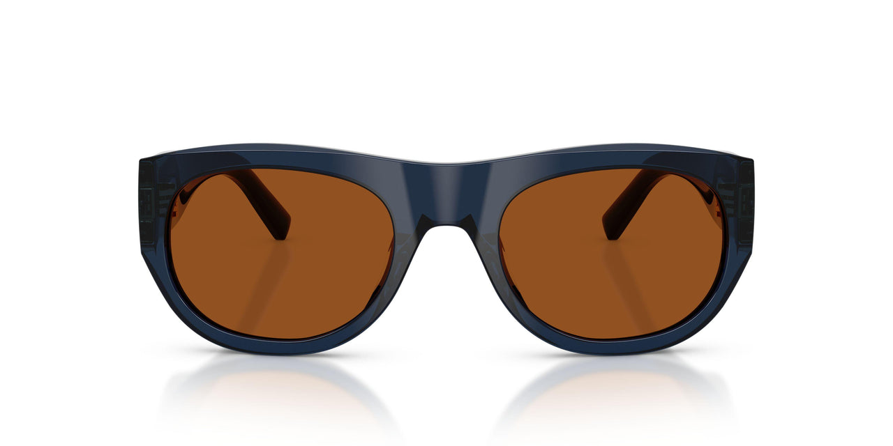 206573 - Blue - Solid Brown